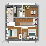 Playroom, 2 Bdrooms, Krumlov 5 Min By Car, 